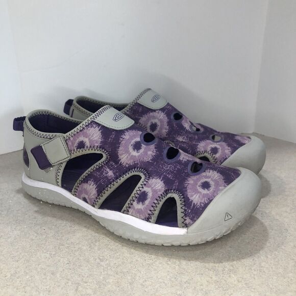 KEEN Girls Big Kid Size 6 Stingray Closed Toe Water Sandals Tillandsia Purple - Picture 1 of 8